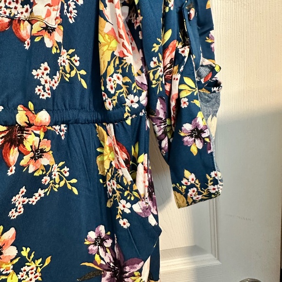 NWT Torrid blue Floral dress. Size 2 - Picture 6 of 7